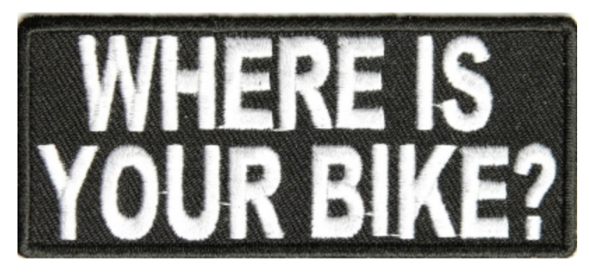 Where Is Your Bike Patch